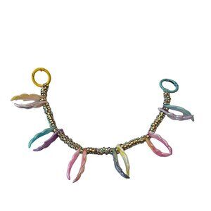 Pastel Feather Bag Charm